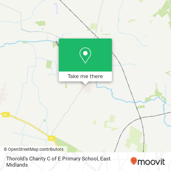 Thorold's Charity C of E Primary School map