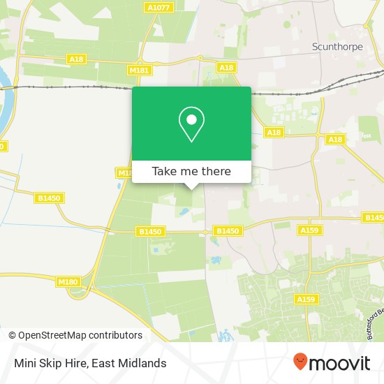 Mini Skip Hire map