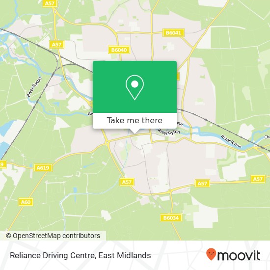 Reliance Driving Centre map