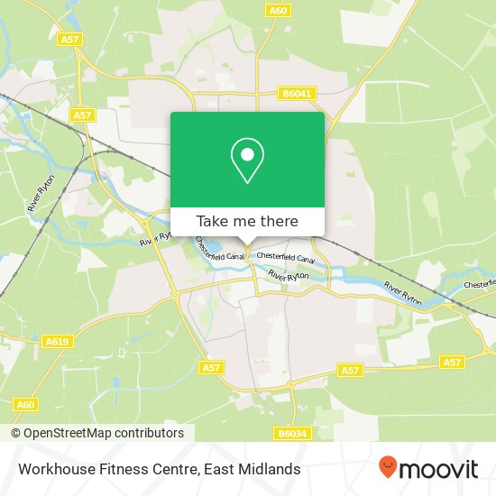 Workhouse Fitness Centre map