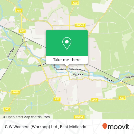 G W Washers (Worksop) Ltd. map
