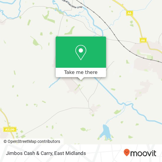 Jimbos Cash & Carry map