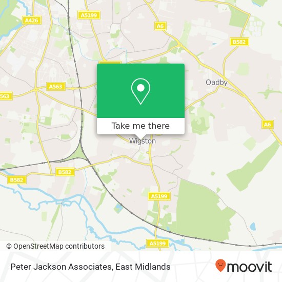 Peter Jackson Associates map