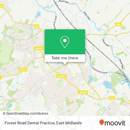 Forest Road Dental Practice map
