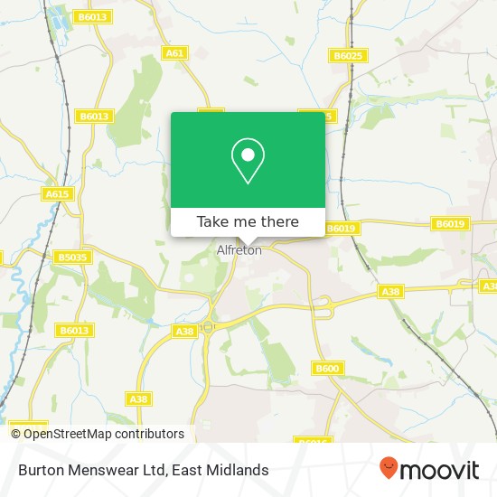 Burton Menswear Ltd map