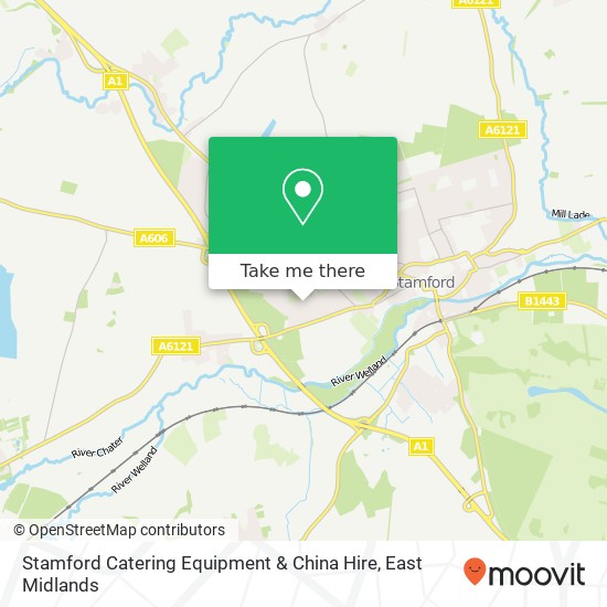 Stamford Catering Equipment & China Hire map