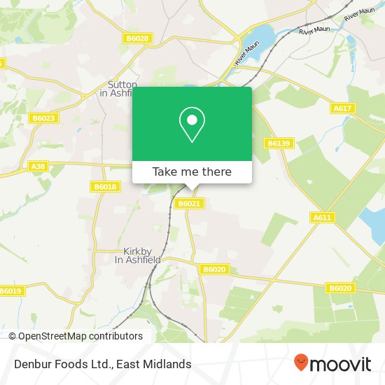 Denbur Foods Ltd. map