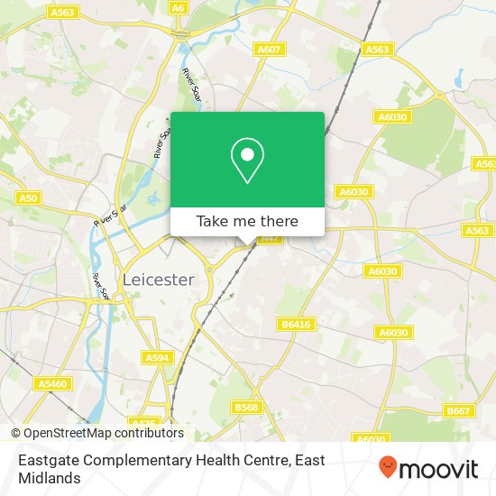 Eastgate Complementary Health Centre map