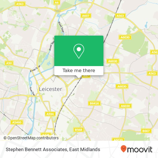 Stephen Bennett Associates map
