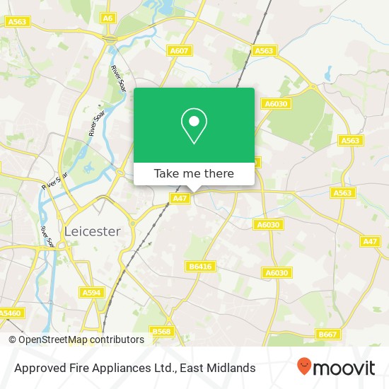 Approved Fire Appliances Ltd. map
