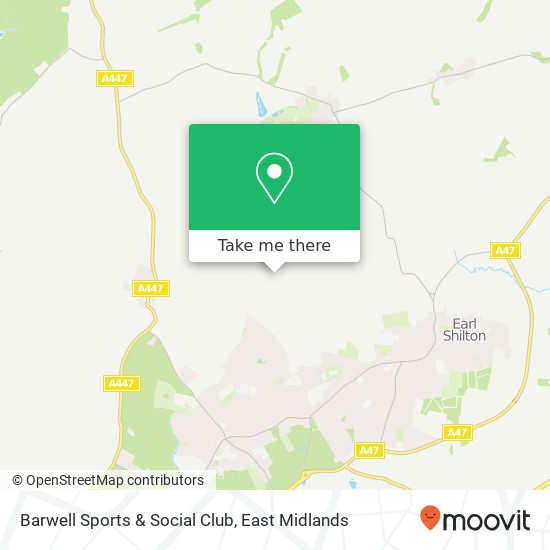 Barwell Sports & Social Club map