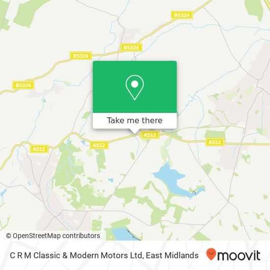 C R M Classic & Modern Motors Ltd map
