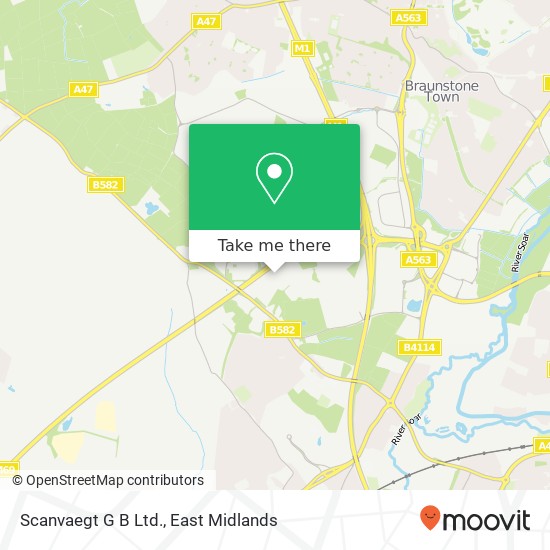 Scanvaegt G B Ltd. map