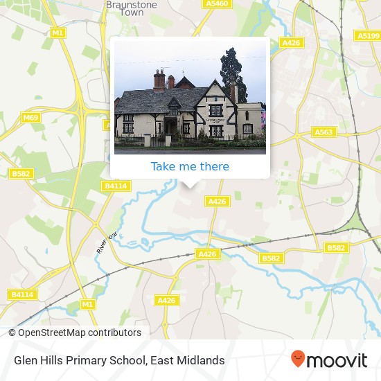 Glen Hills Primary School map