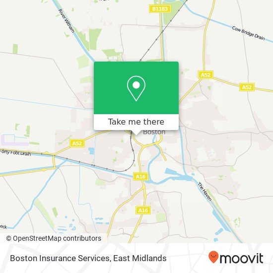 Boston Insurance Services map