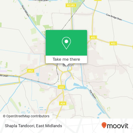 Shapla Tandoori map