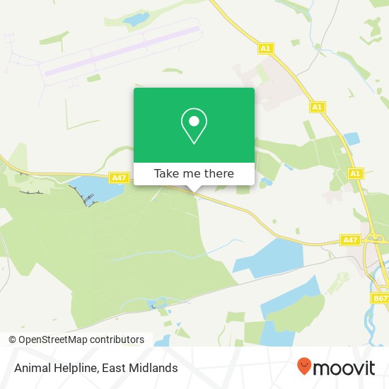 Animal Helpline map