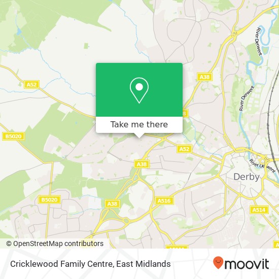 Cricklewood Family Centre map