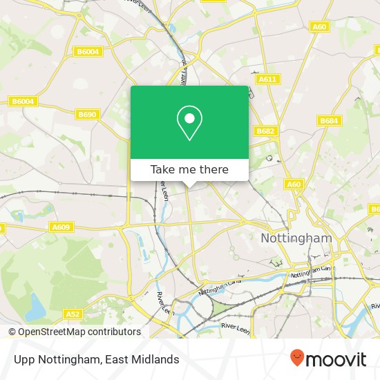 Upp Nottingham map