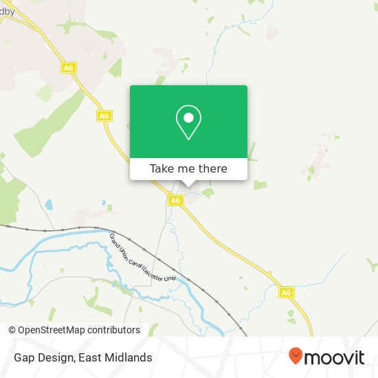 Gap Design map