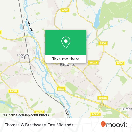 Thomas W Braithwaite map