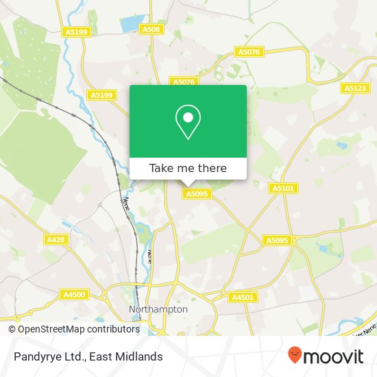 Pandyrye Ltd. map