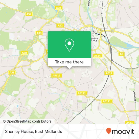 Shenley House map