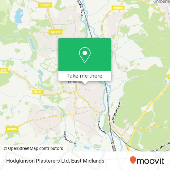 Hodgkinson Plasterers Ltd map