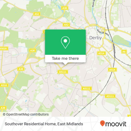 Southover Residential Home map