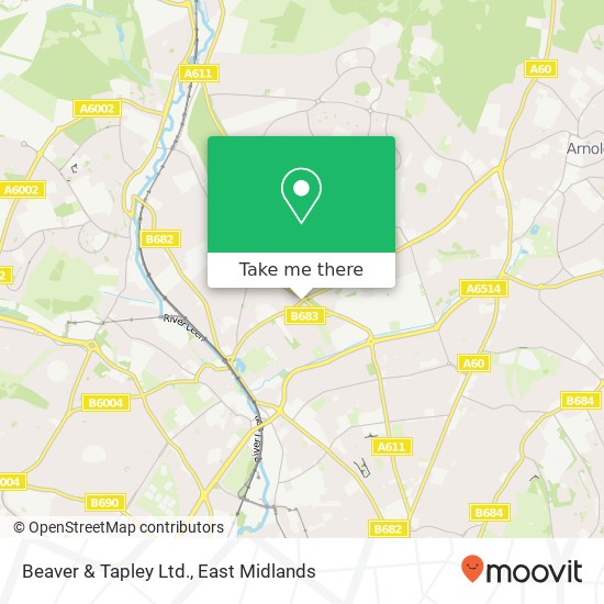 Beaver & Tapley Ltd. map