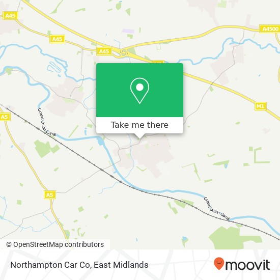Northampton Car Co map