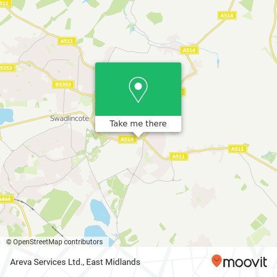 Areva Services Ltd. map
