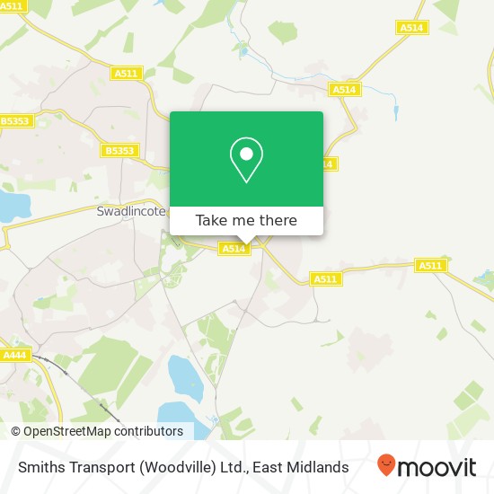 Smiths Transport (Woodville) Ltd. map