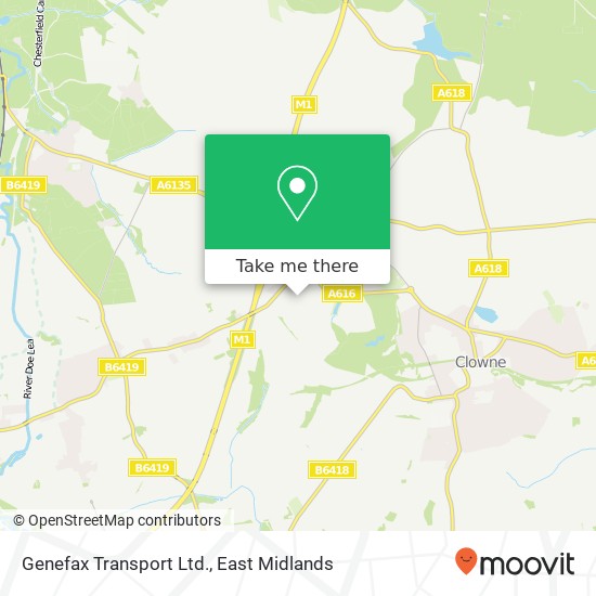 Genefax Transport Ltd. map