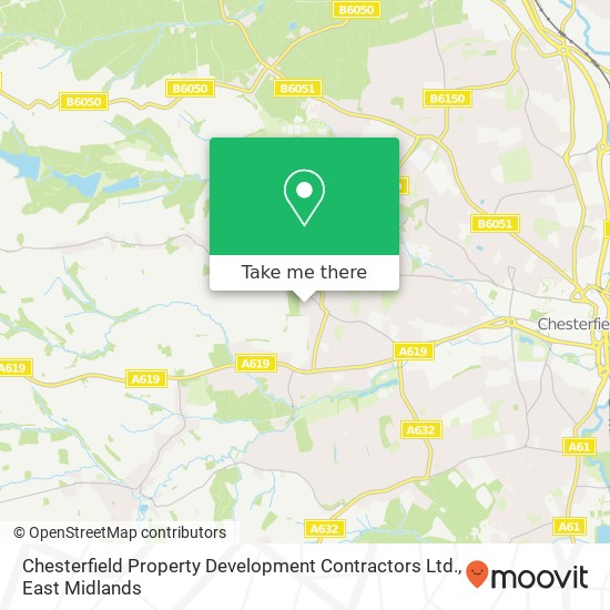 Chesterfield Property Development Contractors Ltd. map