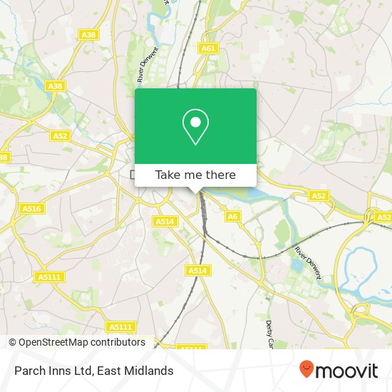 Parch Inns Ltd map