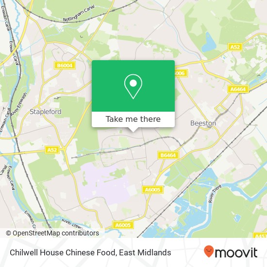 Chilwell House Chinese Food map