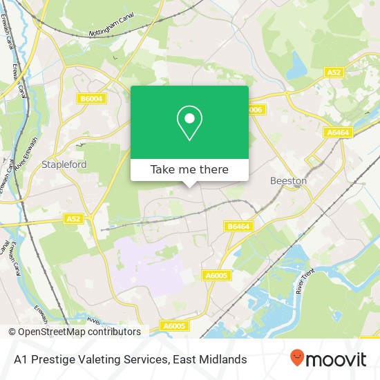 A1 Prestige Valeting Services map