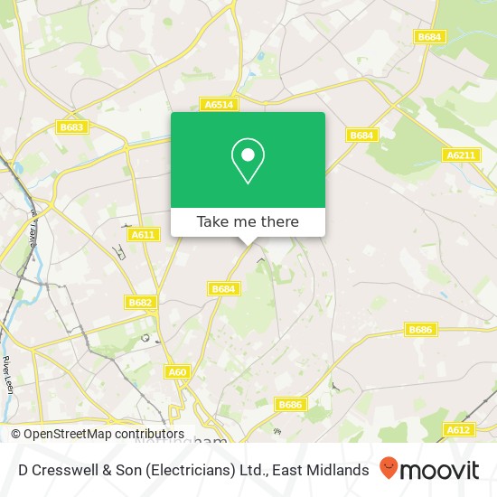 D Cresswell & Son (Electricians) Ltd. map