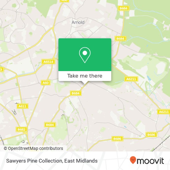 Sawyers Pine Collection map