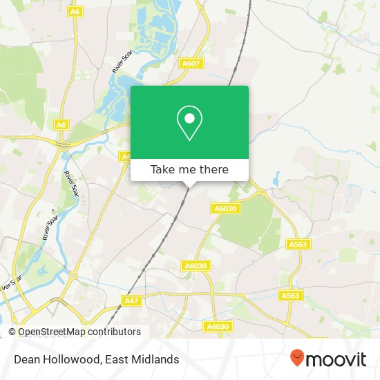 Dean Hollowood map
