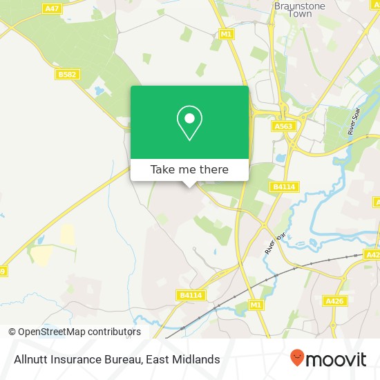 Allnutt Insurance Bureau map