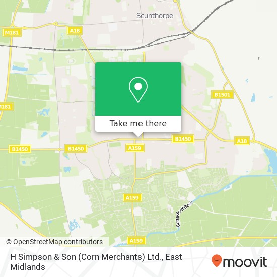 H Simpson & Son (Corn Merchants) Ltd. map