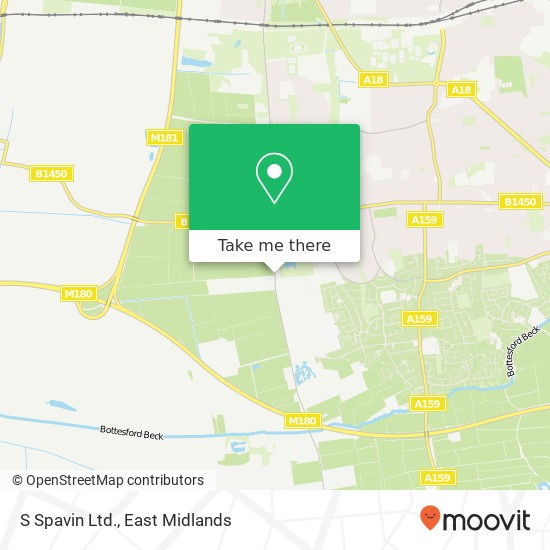 S Spavin Ltd. map