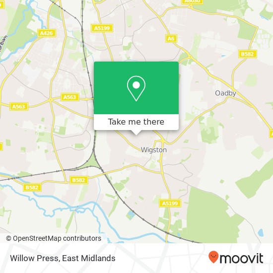 Willow Press map