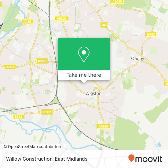 Willow Construction map