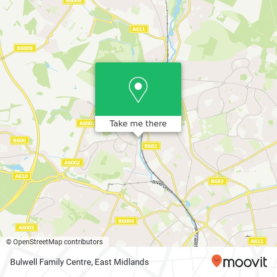 Bulwell Family Centre map