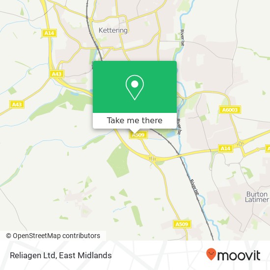 Reliagen Ltd map