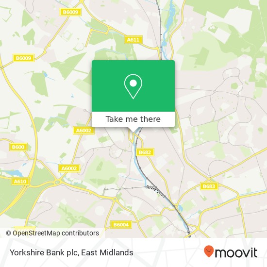 Yorkshire Bank plc map