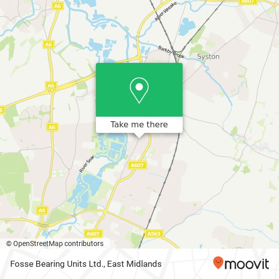 Fosse Bearing Units Ltd. map